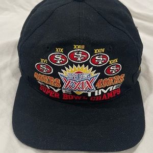 Vintage 49ers Super Bowl Champs Snapback Hat
